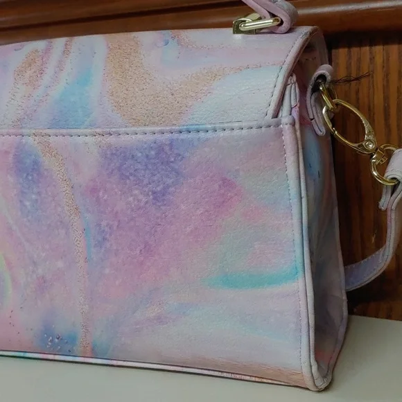 Betsey Johnson Luv Betsey Marble Mini Crossbody Hand Bag - Picture 8 of 16